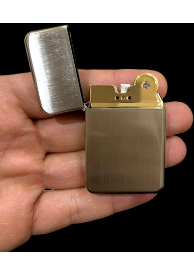 Füme Benzinli Metal Çakmak 109426