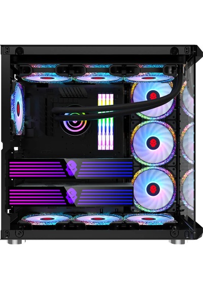 Revenge Nebula 7 RGB Fanlı Akvaryum Oyuncu Bilgisayar Kasası