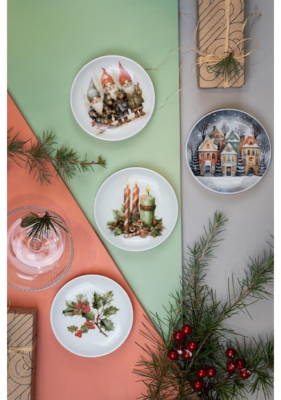 Kütahya Porselen Festive 4 Parça 10 Cm Tabak