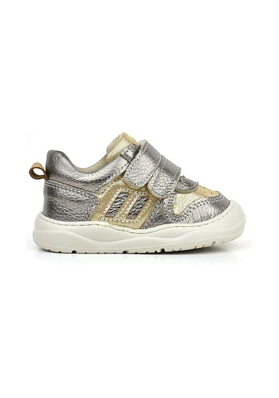 Rakerplus Schaggy Hakiki Deri Gold Bebek Spor Ayakkabı Altın