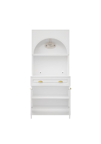 Guneystore Armoni Gold Mini Kahve Köşesi Komple Mdf Beyaz