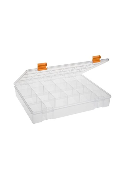 13" Şeffaf Organizer, Darbeye Dayanıklı, 21 Sabit Bölme