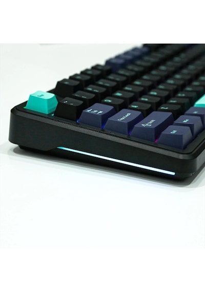Aula F87 Mekanik Rgb Tkl Graywood V4 Switch Kablosuz Makrolu Klavye