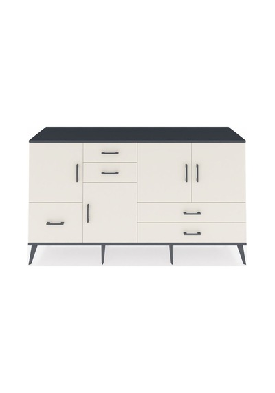 Hyperion Konsol 4 Raflı 5 Çekmeceli 4 Kapaklı 176x44x99 Antrasit- Antrasit-aytaşı Hyperion Konsol 4 Raflı 5 Çekmeceli 4 Kapaklı 176x44x99 Antrasit- Antrasit-aytaşı