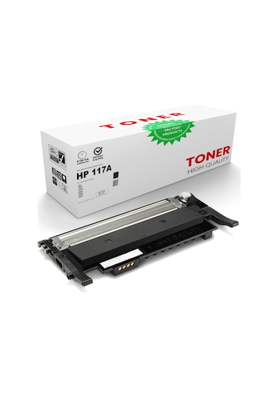 Whitebox HP 117A Uyumlu Siyah Çipsiz Toner | 150A/150NW/178NW