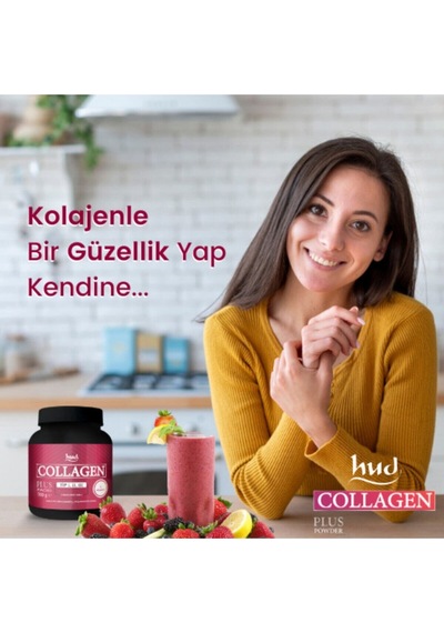 Hud Collagen Plus Powder 300 G - Toz Kolajen (3 Adet)