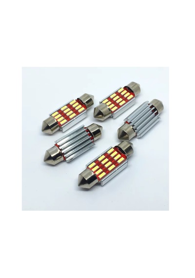 2 Adet 41mm Sofit Led Ampul 12 Ledli Plaka,iç Aydınlatma