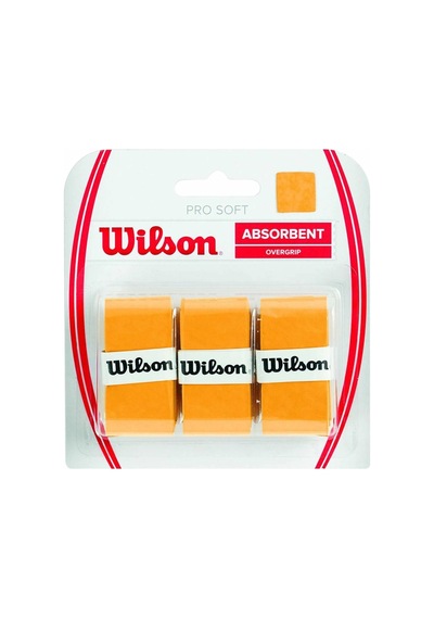 Wilson Pro Soft Overgrip 3'lü Raket Gribi Turuncu