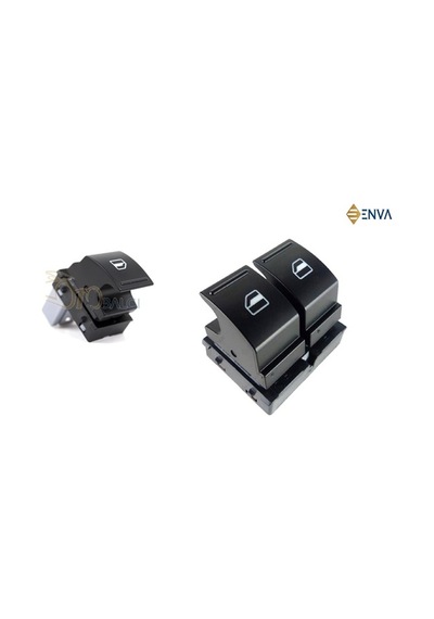 Skoda Superb İkili Tekli Cam Açma Düğmesi Takımı 2009-2014