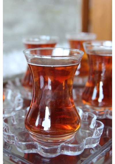 12 Parça Melis Çay Seti 96293 Şeffaf