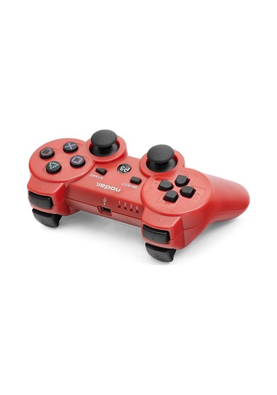 Bluetooth Gamepad Oyun Kolu Ps3 Uyumlu Kırmızı Nd600b Evimdeyokyok