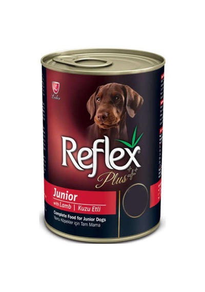 Reflex Plus Junior Gravy Kuzu Etli Konserve Yavru Köpek Maması 400 G