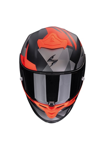 Scorpion Exo R1 Evo Iı Valere Spor Motosiklet Kaskı Mat Siyah Kırmızı Mat Siyah - Kırmızı