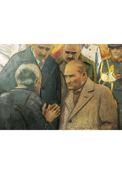 Art Atatürk Ve Depremzede Puzzle (1000 Parça)