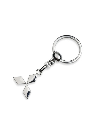 Mitsubishi Logolu Metal Otomobil Anahtarlığı