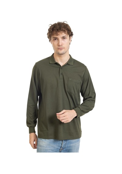 Erkek Orta Yaş Ve Üzeri Polo Yaka Cepli Uzun Kollu Mevsimlik Sweatshirt 1103-haki Yeşili-haki Yeşili Haki Erkek Orta Yaş Ve Üzeri Polo Yaka Cepli Uzun Kollu Mevsimlik Sweatshirt 1103-haki Yeşili-haki Yeşili Haki