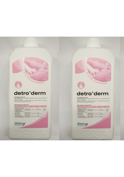 Detroderm %70 IPA El Dezenfektanı Pompalı 2 x 1 L