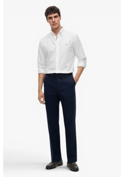 Tommy Hilfiger Cl Oxford Solıd Shırt Erkek Beyaz Gömlek - Mw0mw42936