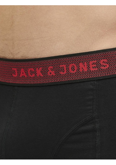 Jack & Jones Erkek 5'li Boxer Paketi - Twisted - 12293346 Fiery Red