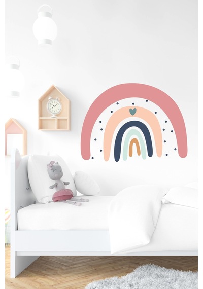 MSticker Pantiyeli Gökkuşağı Çocuk Bebek Odası Duvar Sticker 50x70 Cm