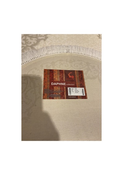 Daphne 11016a Krem-bej Oval Halı Çok Renkli