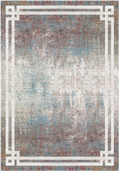 Çam Halı Gloria Td717 Multi Art Deco Modern Desen Dokuma Saçaklı Kilim