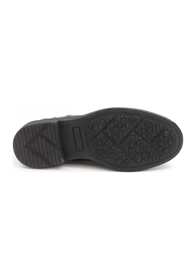 Nesilshoes Nesil Shoes Thrtrk 905 Siyah Hakiki Deri Kauçuk Taban Erkek Bot