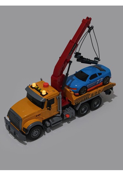 Let's Be Child Drive Sesli Ve Işıklı Çekici Kamyon - Standart Çok Renkli