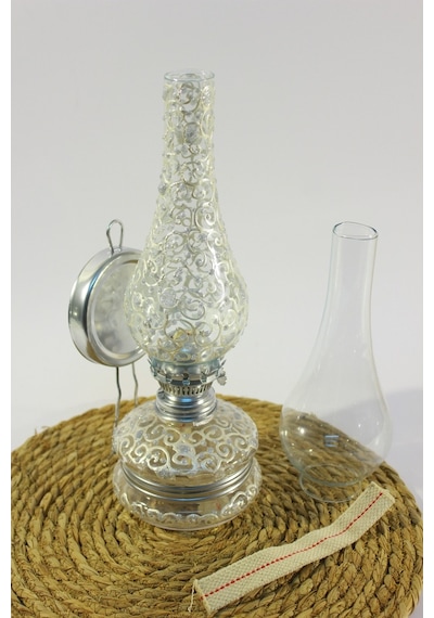 Gaz Lambası:(14No)Vitray Desenli Hediyeli