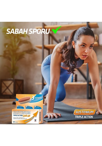 Sustenium Triple Action Coq-10 30 Tablet 2 Adet