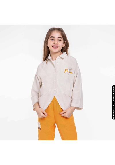 Xo Kids Kız Palmiye Pantolon 8-14 Yaş 54330 Kpnt09050 Turuncu