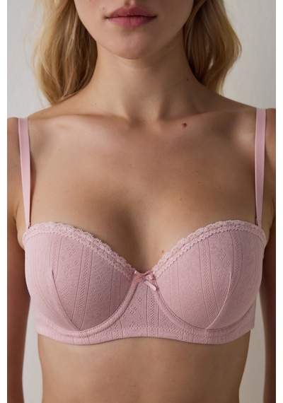 Penti Pembe Pop Up Pointel Sütyen Pembe