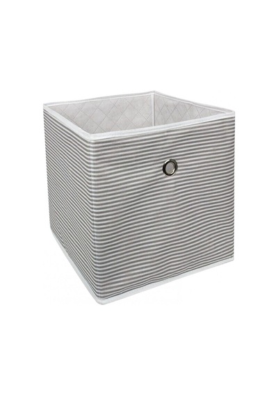 Raf Organizer Kutu Seti 30x30x30cm Yeni Sezon Nano Teknoloji Su Geçirmez Kumaş Gri Gri