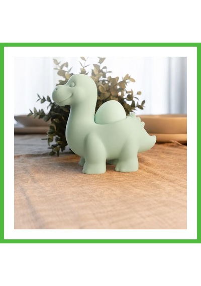 Vaveni 3d Baskı Dinozor Yumurtalık - Sevimli Eggosaurus Yumurta Tutucu-mint Arz Mint Yeşili