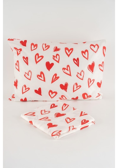 Soley Mix & Match Lover %100 Pamuk Tek Kişilik Çarşaf Seti Beyaz