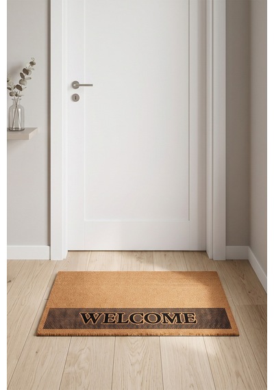 Villadia Home Textile Kapı Önü Paspası Kaymaz Taban Dekoratif Paspas Ev Giriş Antre İç Ve Dış Mekan Paspası 45x70 Cm 14ypycoco
