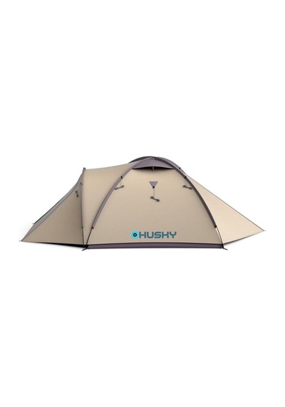 Husky Bizon Plus 3 Kişilik Çadır A.kahve Açık Kahverengi