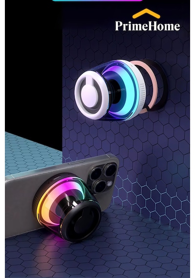 Magsafe Bluetooth Hoparlör Yüksek Sesminibass Manyetik Mıknatıslı Kablosuz Speaker Sesbombası 1 Adet