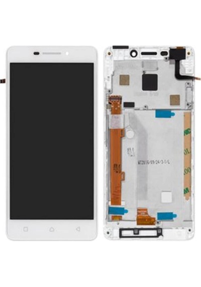 Lenovo P1M Lcd Ekran Dokunmatik Beyaz Çıtalı
