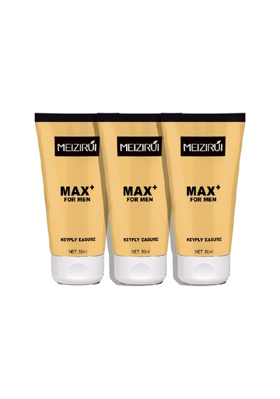 Meizirui Max 3 Adet Erkekler İçin Büyütücükalınlaştırıcı Xxxlfasteffect Ed Kremi - Doğal Yağlı Max Plus Penismasaj Kremi