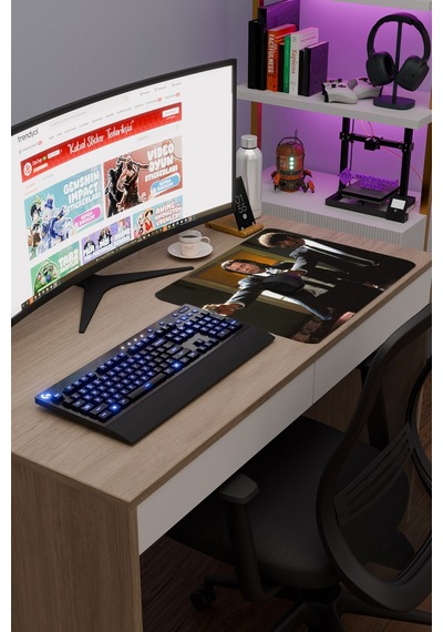 Pulp Fiction Ucuz Roman Tarantino V2 48x40 Xl Gaming Kauçuk Kaymaz Taban Mouse Pad Fare Altlığı