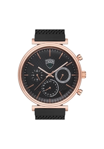 Tı-2121msrs Safir Camlı Tıger Çelik Erkek Saati Rose Gold