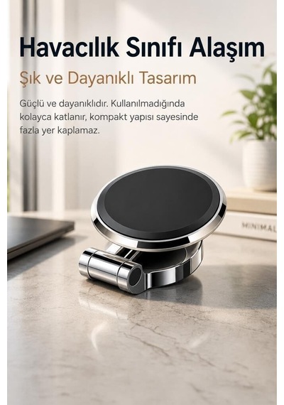 Özel Seri Ofis Gereci Manyetik Aparat Taşınabilir Stant Telefon Tutucu Masaüstü Jx027 Siyah