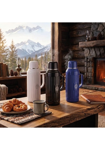 Korkmaz Comfort Inox Termos 2.1 Litre A5668 Çok Renkli