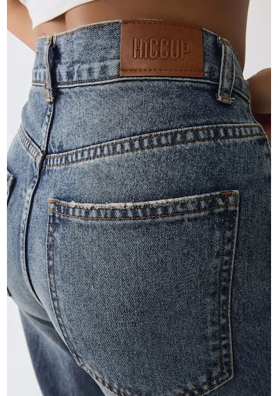 Hiccup Straight Fit Denim Pantolon Mavi
