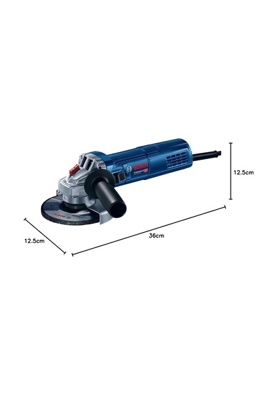 Gws 9,115 S Avuç Taşlama Makinesi-devir Ayarlı 900 W, Disk Çapı: 115 Mm, 2.800-11.000 Dev/dak