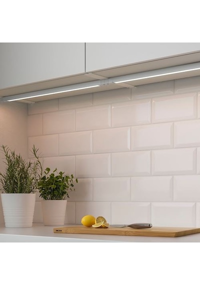 Ikea Skydrag Led'li Sensörlü Dolap Aydınlatması, Beyaz, 40 Cm