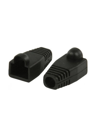Electroon Rj45 Cat5 Pvc Kılıf Siyah - 25adet