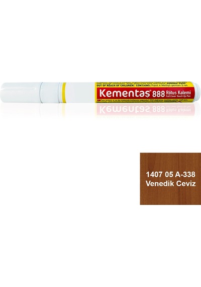 Tam Örtücü Rötuş Kalemleri 1407 05 A-338 Venedik Ceviz Tam Ört. Rötuş Kalemi-12387