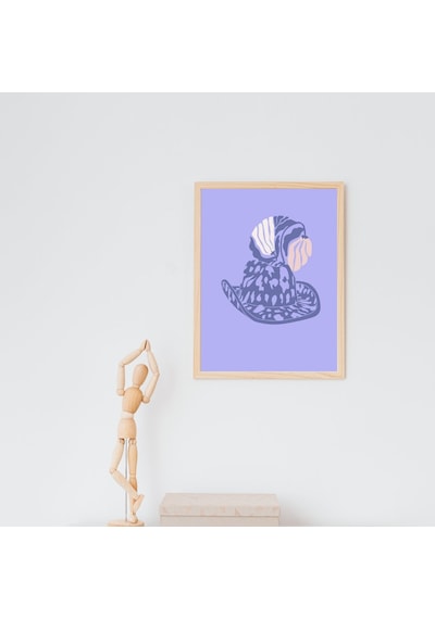 Leylaklar Duvar Tablosu Çerçeveli 3'lü Set Ahşap Renk 35 X 50 Boyut/ebat